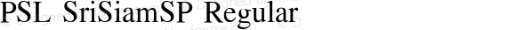 PSL SriSiamSP Regular PSL Series 3, Version 1.0, release November 2000.