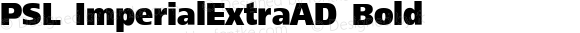 PSL ImperialExtraAD Bold Series 2, Version 3.5.1, release September 2002.