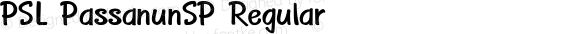 PSL PassanunSP Regular PSL Series 3, Version 1.0, release November 2000.