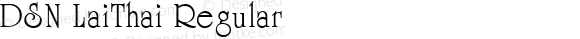 DSN LaiThai Regular Version 2.1 - January 1998