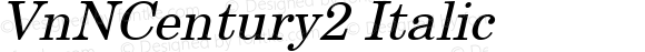 VnNCentury2 Italic