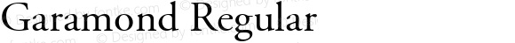 Garamond Regular