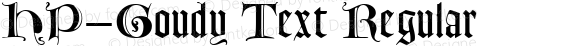 HP-Goudy Text Regular