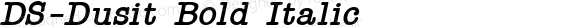 DS-Dusit Bold Italic