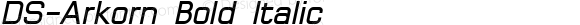 DS-Arkorn Bold Italic