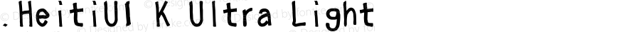 .HeitiUI K Ultra Light