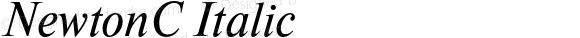 NewtonC Italic
