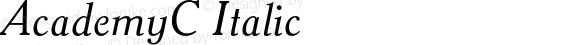 AcademyC Italic