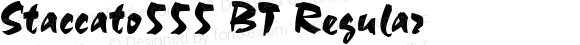 Staccato555 BT Regular mfgpctt-v1.27 Thursday, April 2, 1992 9:58:26 am (EST)