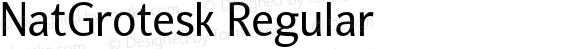 NatGrotesk Regular