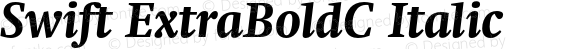 Swift ExtraBoldC Italic