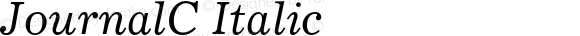 JournalC Italic