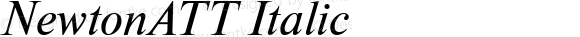 NewtonATT Italic