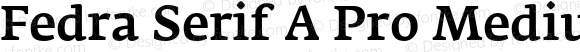 Fedra Serif A Pro Medium Regular
