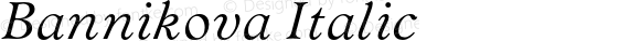 Bannikova Italic