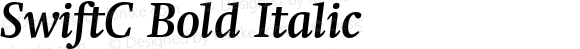 SwiftC Bold Italic