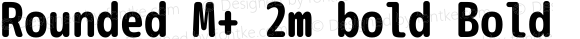 Rounded M+ 2m bold Bold