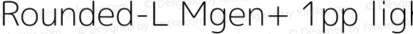 Rounded-L Mgen+ 1pp light Regular
