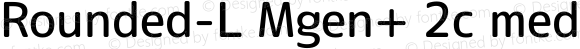 Rounded-L Mgen+ 2c medium Regular