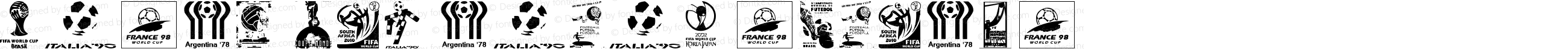 World Cup logos Regular