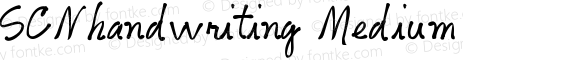 SCNhandwriting Medium