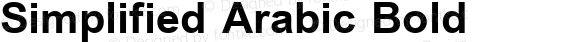 Simplified Arabic Bold