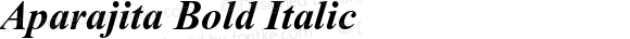 Aparajita Bold Italic