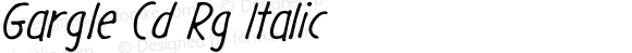 GargleCdRg-Italic
