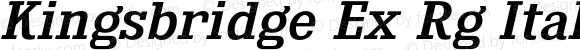 Kingsbridge Ex Rg Italic
