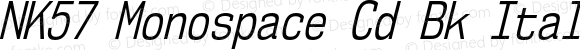 NK57MonospaceCdBk-Italic