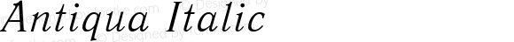 Antiqua Italic