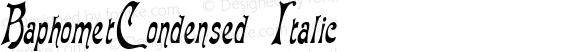 BaphometCondensed Italic