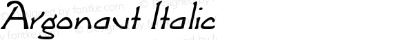 Argonaut Italic