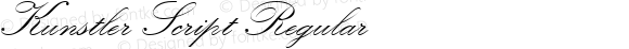 Kunstler Script Regular