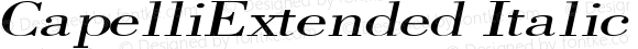 CapelliExtended Italic