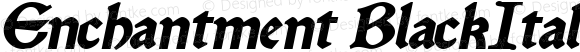 Enchantment BlackItalic