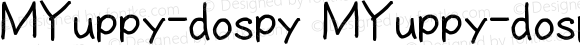 MYuppy-dospy MYuppy-dospy Version 1.00 July 20, 2015, initial release