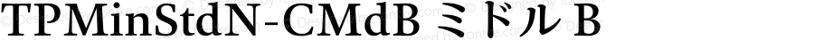 TPMinStdN-CMdB ミドル B Version 1.0; Revision 1; 2014-03-03 05:11:57; TT 1.0