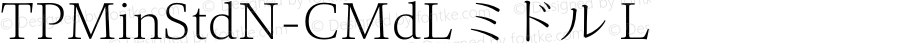 TPMinStdN-CMdL ミドル L Version 1.0; Revision 1; 2014-03-03 04:57:52; TT 1.0