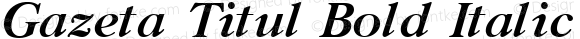 Gazeta Titul Bold Italic:001.001