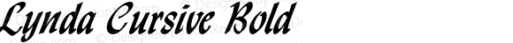 Lynda Cursive Bold Altsys Fontographer 4.1 1/8/95