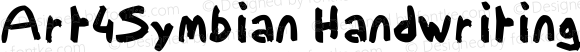 Art4Symbian Handwriting Regular