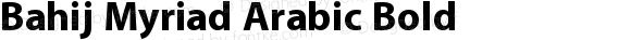 Bahij Myriad Arabic Bold