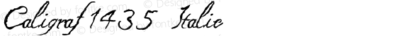 Caligraf 1435 Italic