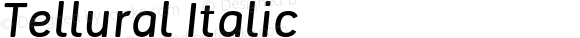 Tellural Italic