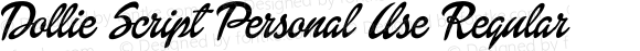 Dollie Script Personal Use Regular