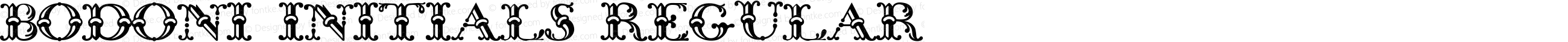 Bodoni Initials Regular