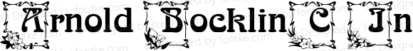 Arnold BocklinC Initials Regular Version 0.000 2007 initial release