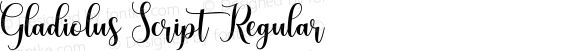 Gladiolus Script Regular