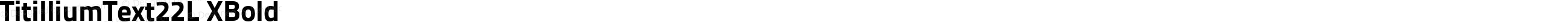 TitilliumText22L XBold